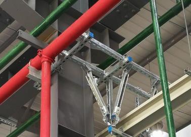 渝北该抗震支架的整体式支吊架结构协调性好